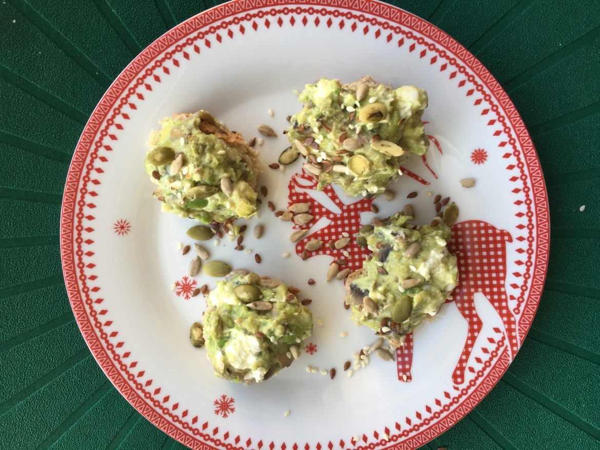 Mini rondele cu avocado